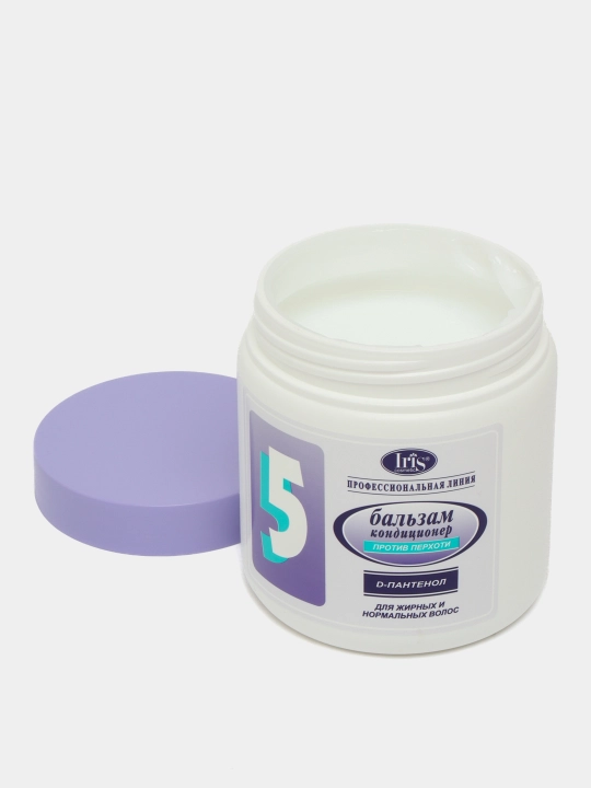 Бальзам-кондиционер Iris Cosmetic №5 с D-пантенолом против перхоти, 500 мл