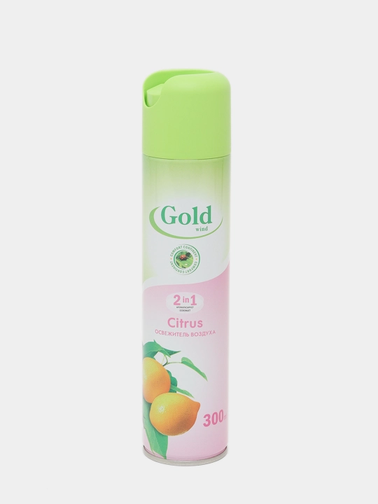 Освежитель воздуха Gold Wind Citrus, 2 в 1, 300 мл - 