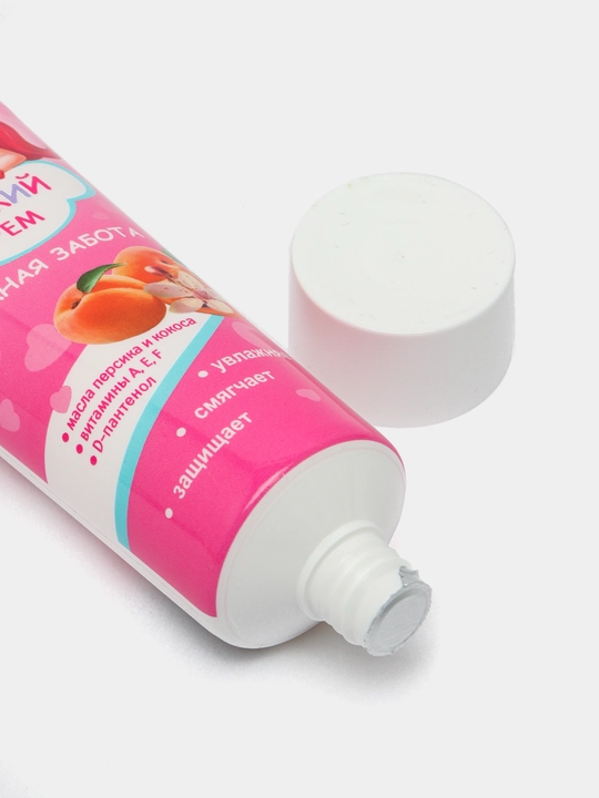 Крем детский Iris Cosmetic, нежная забота, серия для девочек 5+, 100 мл
