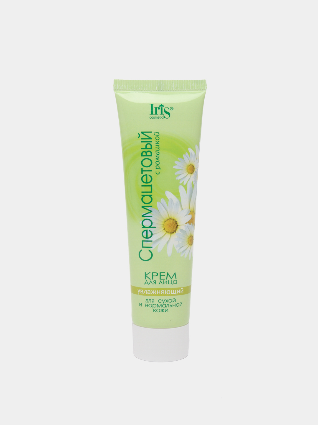 Yuz kremi Iris Cosmetic Spermasetli moychechak bilan, 100 ml - 