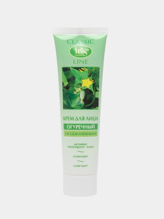 Крем для лица Iris Cosmetic, огуречный, 100 мл - 