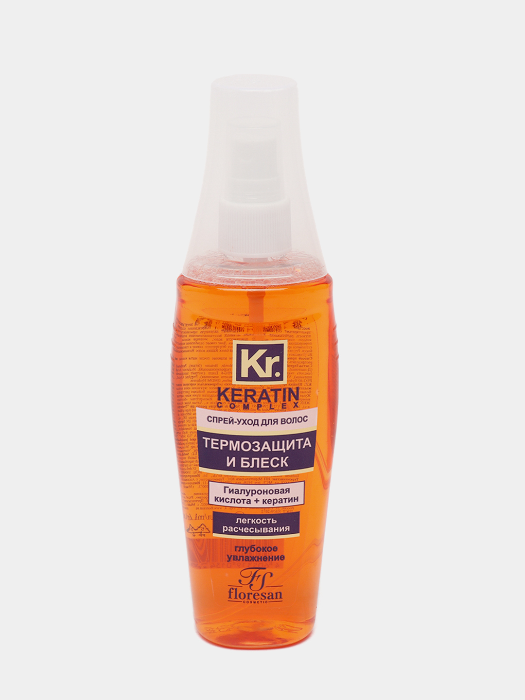 Спрей-уход для волос Keratin Complex F-581, термозащита и блеск, 135 мл
