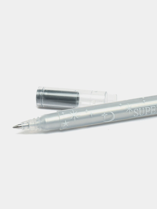 Gel ruchka Hatber Supernova, kumush, 0,6 mm