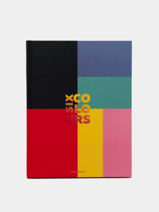 Bloknot BG "Six Colors", mat laminatsiya, А5f, 80 varaq - 