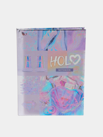 Bloknot BG Holo, porloq laminatsiya, A5, 80 varaq - 