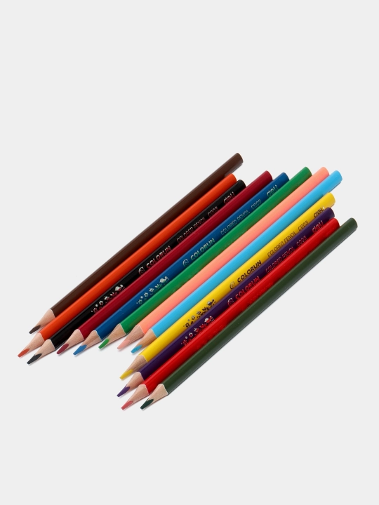 Rangli qalamlar Deli 00300, 12 rang