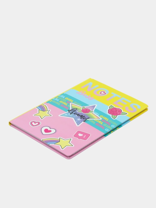 Biznes - bloknot BG Cool Girl, mat laminatsiya, A5, 64 varaq