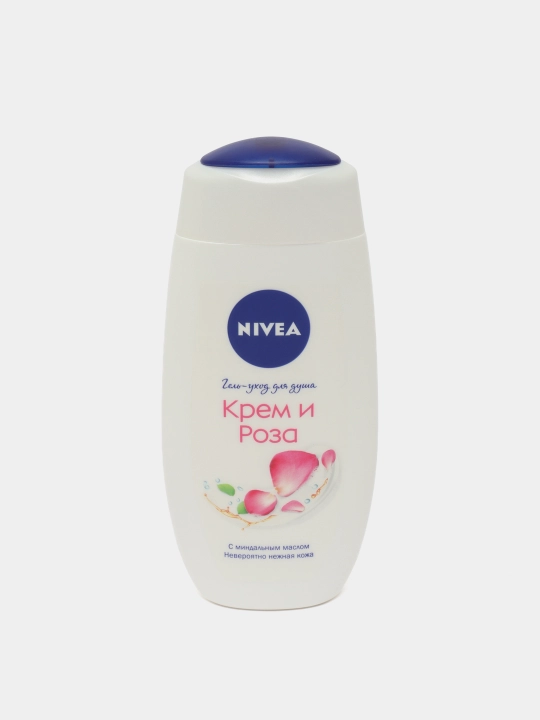 Крем-гель для душа Nivea, крем и роза, 250 мл