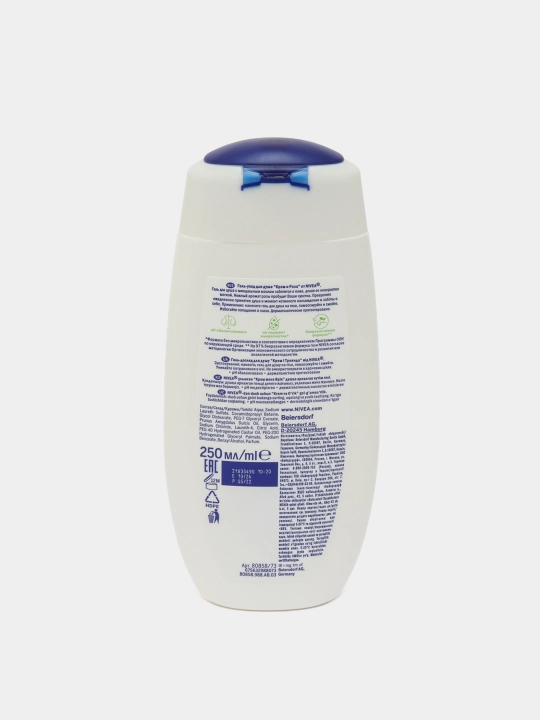 Крем-гель для душа Nivea, крем и роза, 250 мл