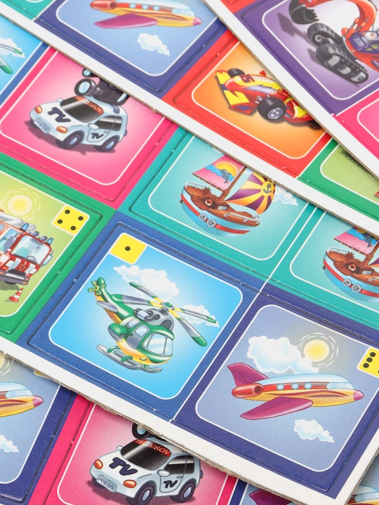 Настольная игра Домино 28 карточек, Транспорт