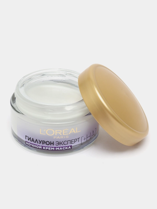 Krem - niqob L'Oreal Paris Hyaluron Expert, tungi va to'ldiruvchi, 50 ml