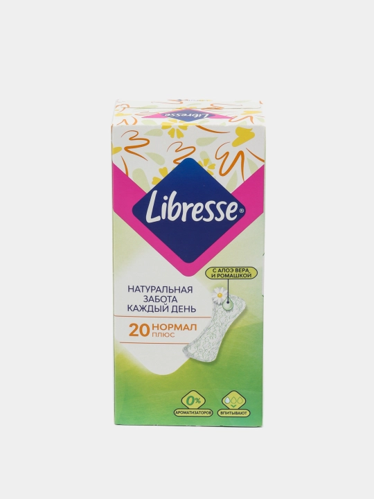 Прокладки ежедневки Libresse Natural Care Normal, 20 шт - 