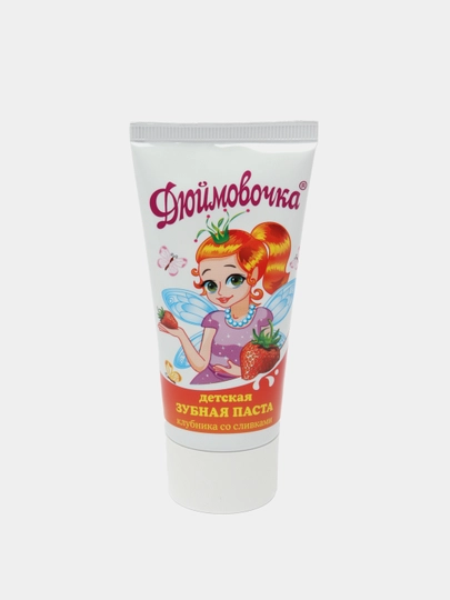 Детская зубная паста Дюймовочка, клубника со сливками, 75 мл — NIVEA-P004E4F