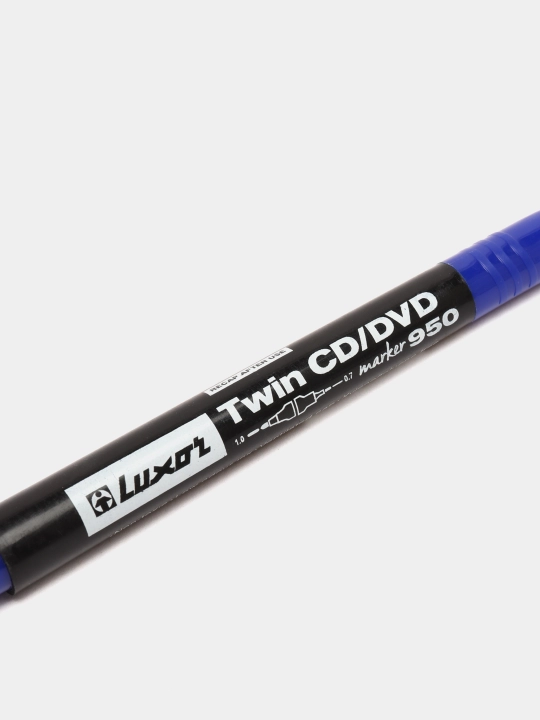 Маркер для СD/DVD Luxor Twin 950, синий 3702 MR001641