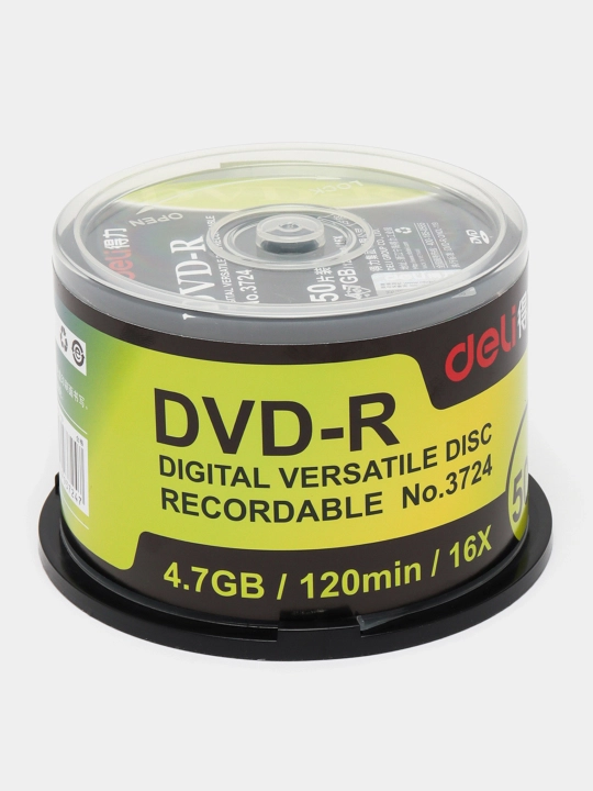 Disklar Deli 3724 DVD-R, 50 dona q0000003509 - 