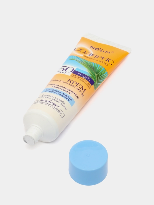 Quyoshdan himoya qiluvchi krem Bielita, Solyaris SPF 50, 100 ml
