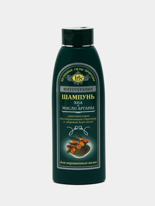 Шампунь Iris Cosmetic Фитотерапия Хна и Масло арганы, 500 мл - 