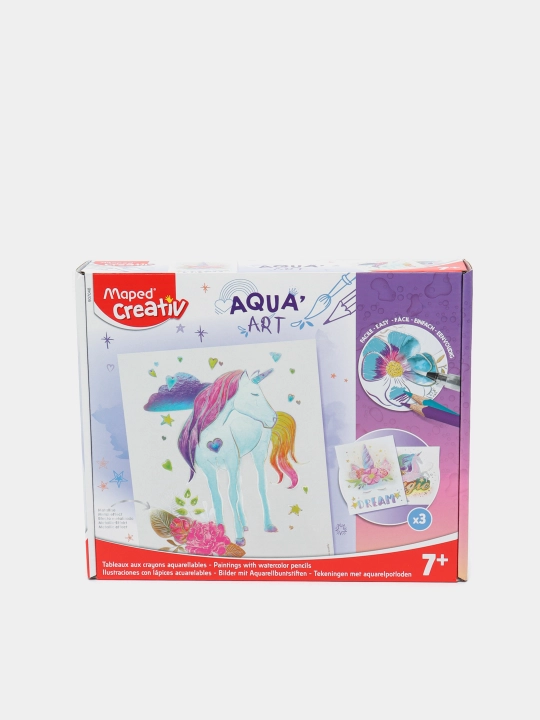 Цветные карандаши и раскраска Maped Creativ Aqua Art 907048 - 