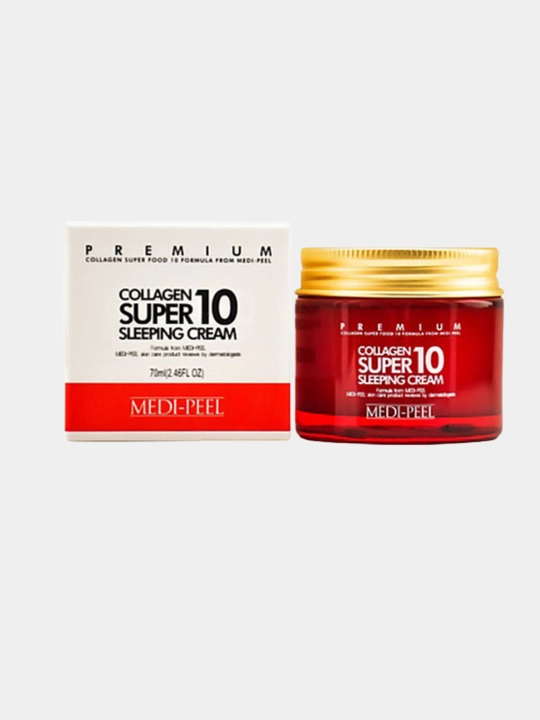 Medi-Peel Collagen Super 10 Sleeping Cream kollagenli yoshartiruvchi tungi krem, 70ml