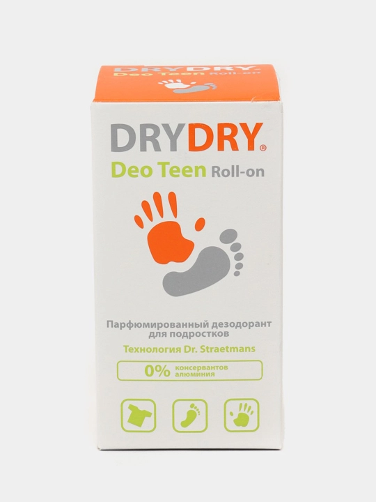 Parfyumlangan dezodorant Dry Dry de Deo Teen Roll-on, o'smirlar uchun
