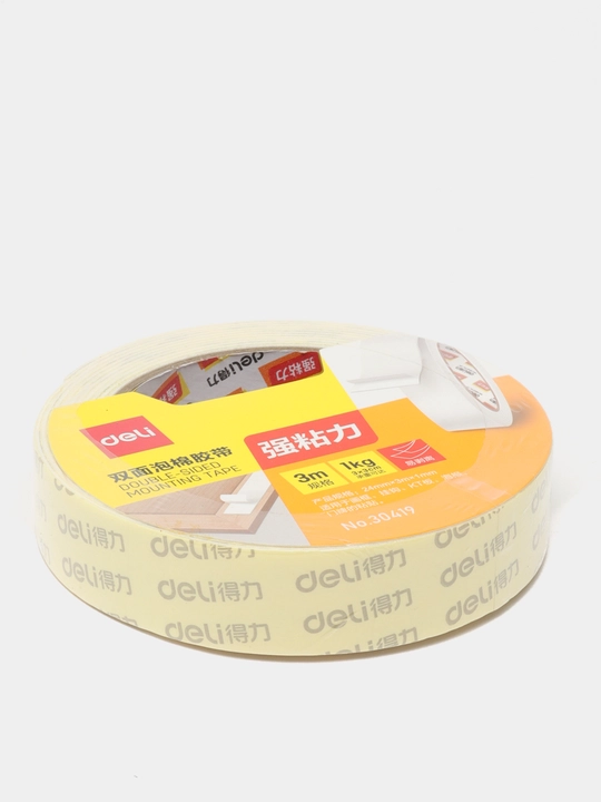 Скотч двухсторонний Deli 30419, 10 м