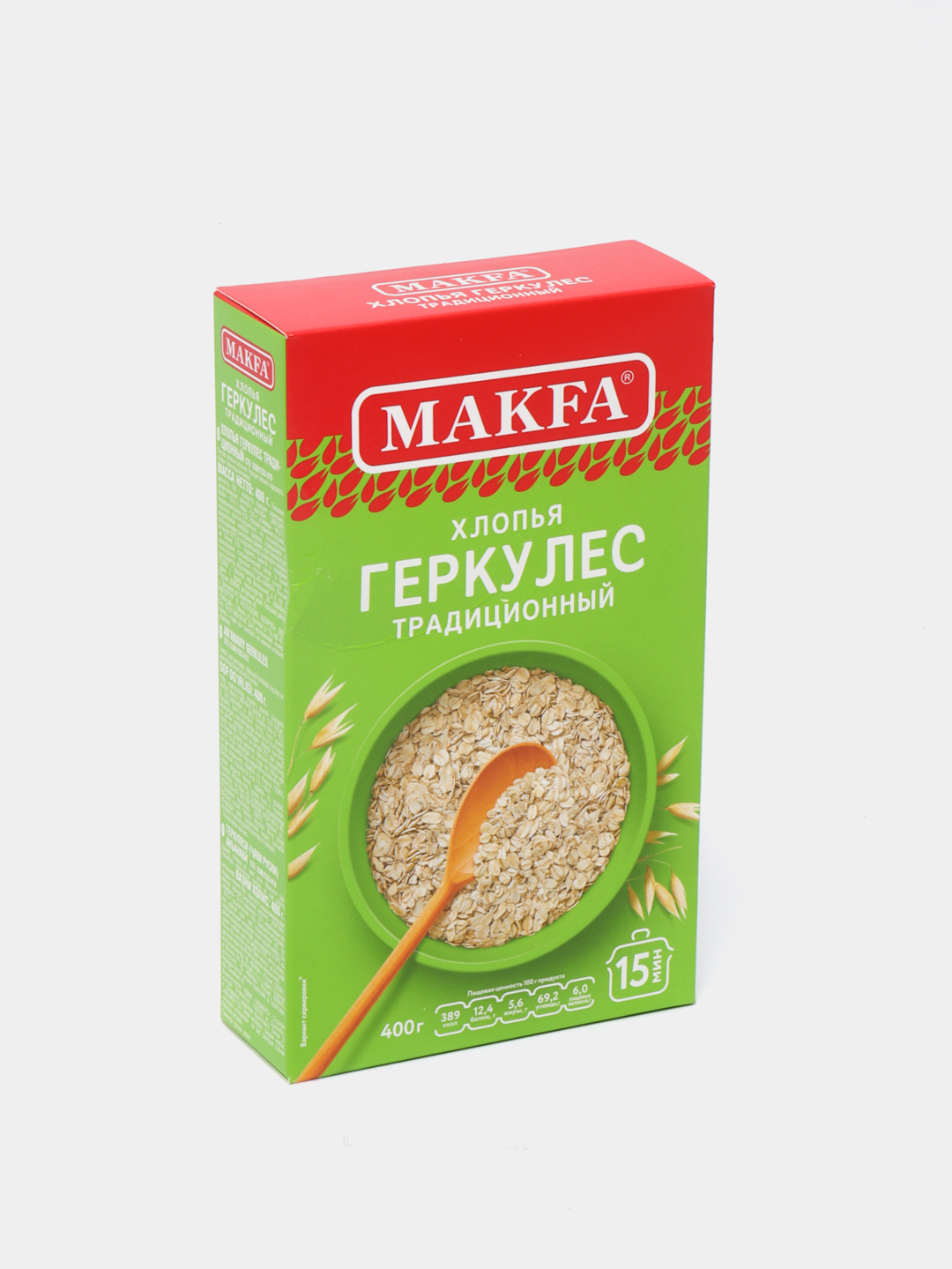 Хлопья Геркулес Makfa традиционный, 400 гр купить по низким ценам в ...