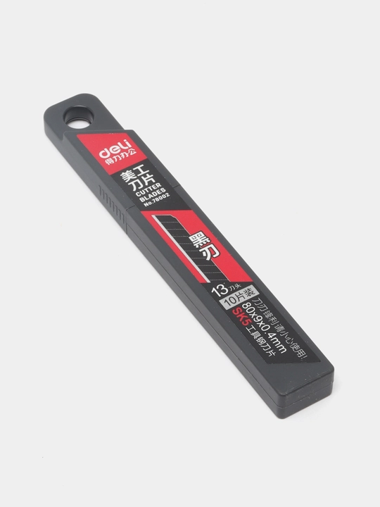 Pichoqlar Deli 78002, qora, 9 mm, 10 dona
