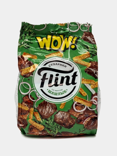 Сухарики со вкусом шашлыка Flint, 190 г — GROCERY-P0049C0