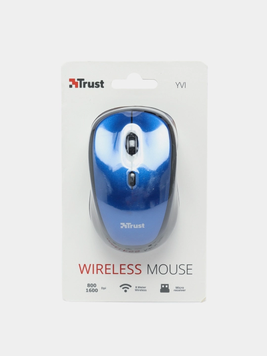 Мышь Trust YVI Wireless Mouse Blue 19663TRUST - 