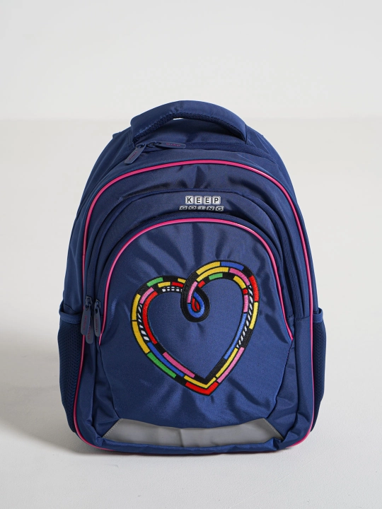 Рюкзак Berlingo Bliss "Colorful heart" 40 * 29 * 19 см
