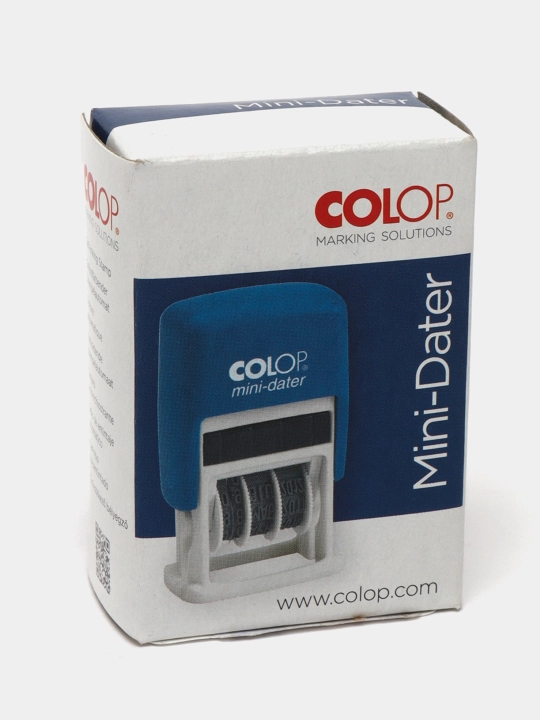 Датер-мини Colop S120 D19 русский, синий