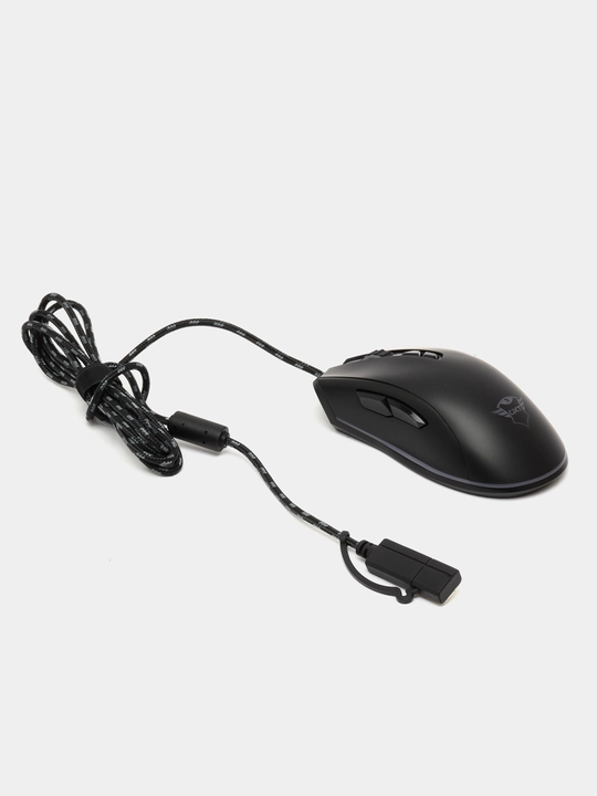 Проводная мышь Trust GXT 900 Qudos RGB Gaming RGB, чёрный, 23400TRUST - 
