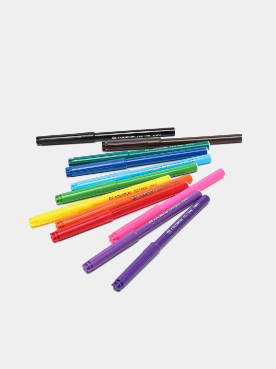 Flomasterlar Deli 10003, 12 rang