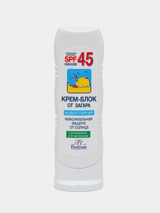 Крем блок от загара Floresan SPF45 Ф-113, 125 мл