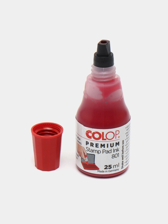 Краска штемпельная Colop 801, красная, 25 мл