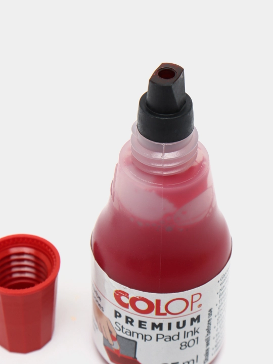 Краска штемпельная Colop 801, красная, 25 мл