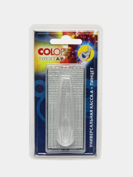 Harflar kassasi Colop 19А, 1 mm - 