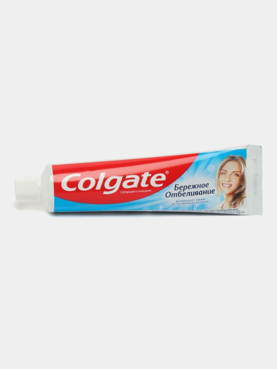 Colgate ehtiyotkorlik bilan oqartirish tish pastasi, ftor va kalsiy bilan, 100 ml