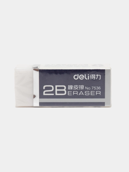 Ластик 20 шт, Deli 7536, 2B - 