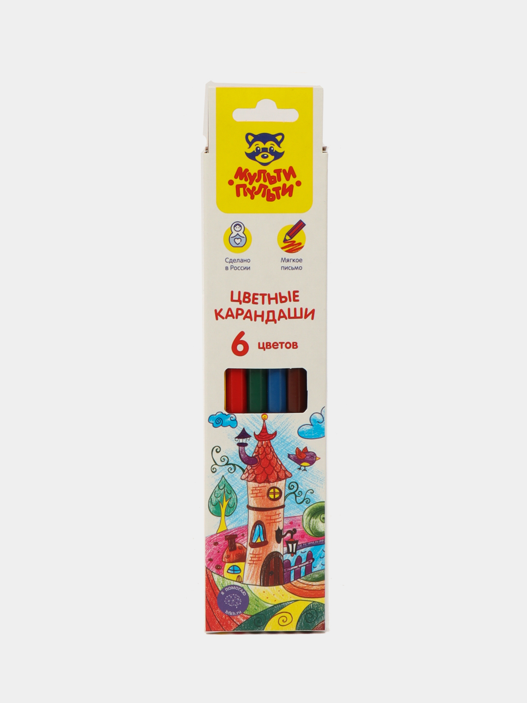 Rangli qalamlar Multi-Pulti Ajoyib sarguzashtlar, 6 rang, 41057