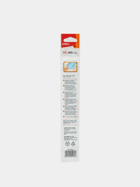 Линейка 5 шт, Deli EG00212, 20 см