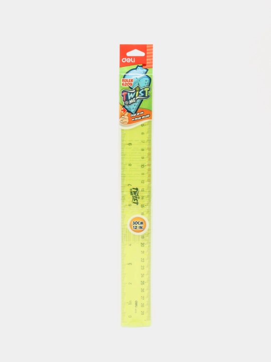 Гибкая линейка 2 шт, Deli 6209, 30 см - 