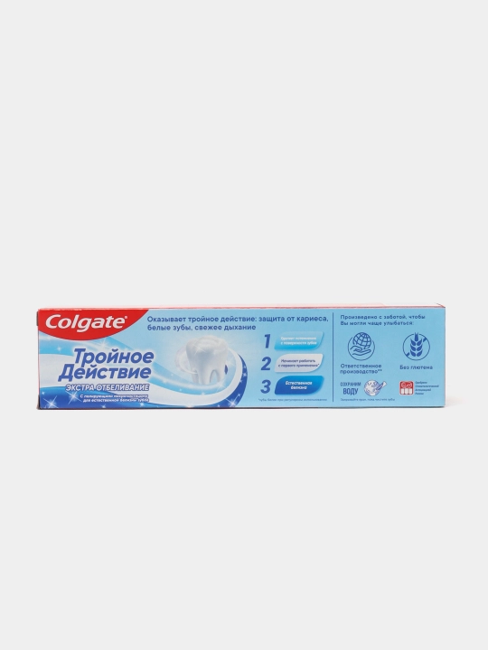 Зубная паста Colgate Экстра отбеливание для восстановления естественной белизны зубов, 100 мл