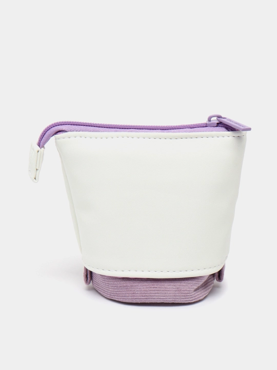 Пенал стакан Berlingo Lilac case, 170 * 75 мм, экокожа