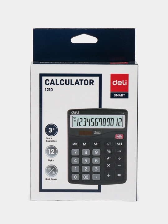 Калькулятор Deli 1210, 12 разрядный q0000006077 - 