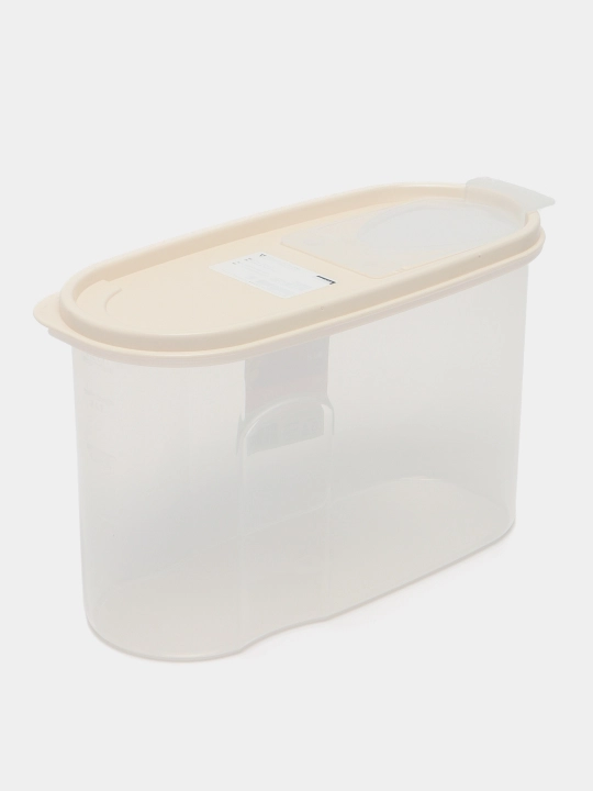 Oval konteyner, mahsulotlar uchun (23 x 1 x 14,5 cm) 2,2 l