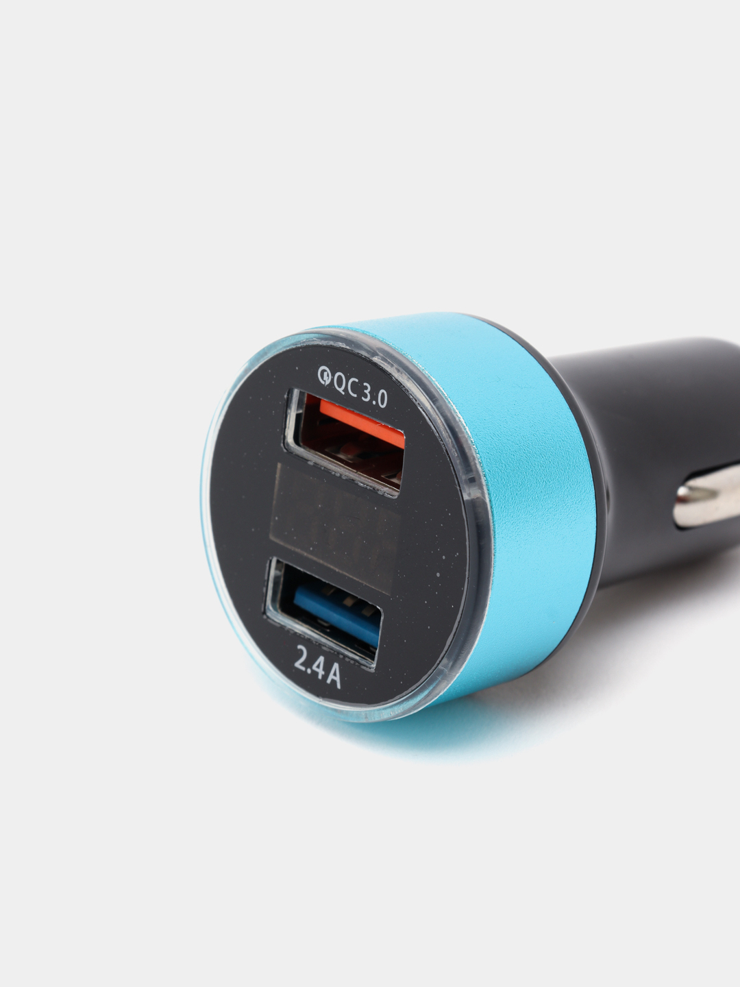 Автомобильное зарядное устройство, для телефона, 2 USB, QC3.0, быстрая  зарядка 2.4А купить по низким ценам в интернет-магазине Uzum (30839)