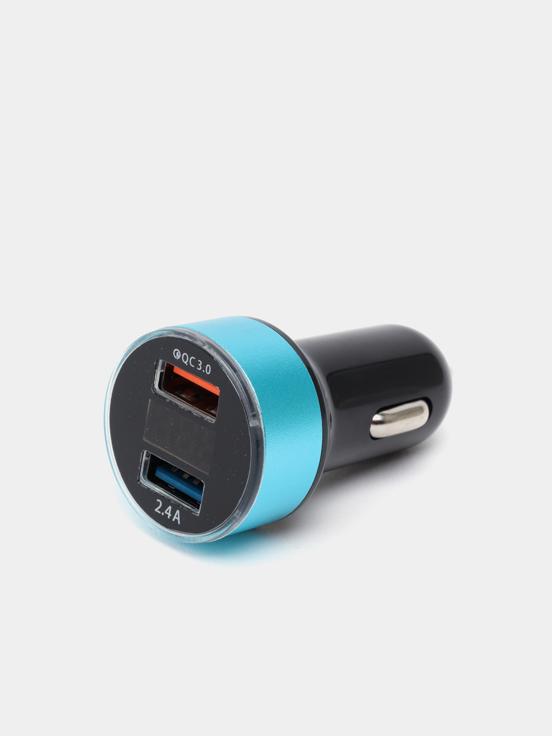 Автомобильное зарядное устройство, для телефона, 2 USB, QC3.0, быстрая  зарядка 2.4А купить по низким ценам в интернет-магазине Uzum (30839)