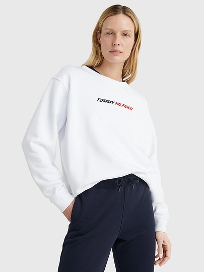 Спортивный свитшот женский Tommy Hilfiger свободного кроя, S10S101369