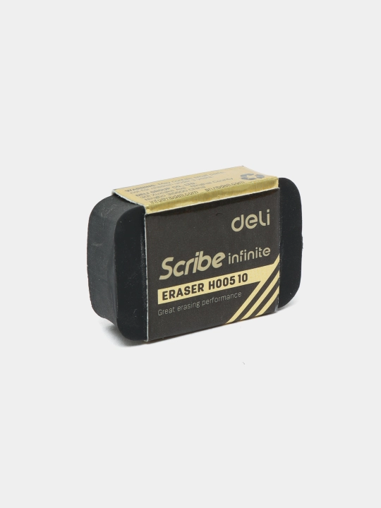 Ластик 5 шт, Deli H00510, черный - 